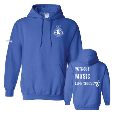 Gildan Unisex Without Music Printed Hoodie Thumbnail
