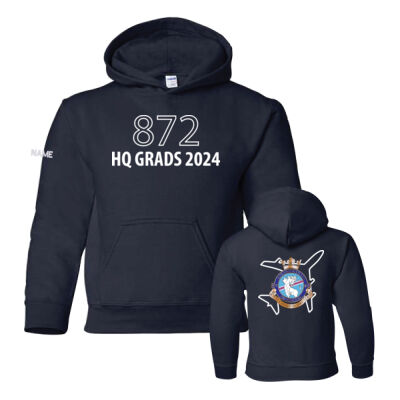 Gildan Youth 872 Grads Printed Hoodie Thumbnail